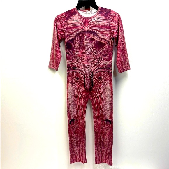 Boys/girls Stranger Things Halloween costume sz 6-8yrs Red Monster with Hood NEW - Picture 8 of 9